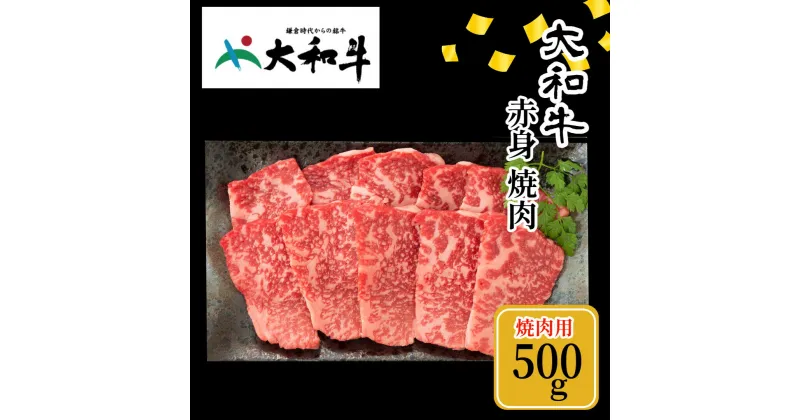 【ふるさと納税】(冷凍) 大和牛 赤身 焼肉 500g ／ 金井畜産 焼肉 バーベキュー キャンプ アウトドア 父の日 母の日 奈良県 宇陀市 お中元 贈答用 贈り物 暑中見舞い お土産 お歳暮 内祝い 美味しい部位 送料無料