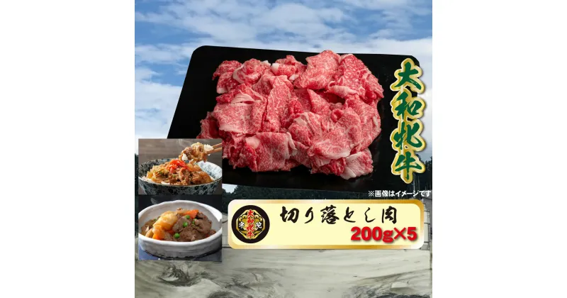 【ふるさと納税】(冷凍) 大和牝牛 切り落とし肉 200g×5 YMKO1 ／ 太田家 焼肉 バーベキュー アウトドア キャンプ お中元 お歳暮 父の日 奈良県 宇陀市 お中元 贈答用 贈り物 暑中見舞い お土産 お歳暮 内祝い 美味しい部位 送料無料