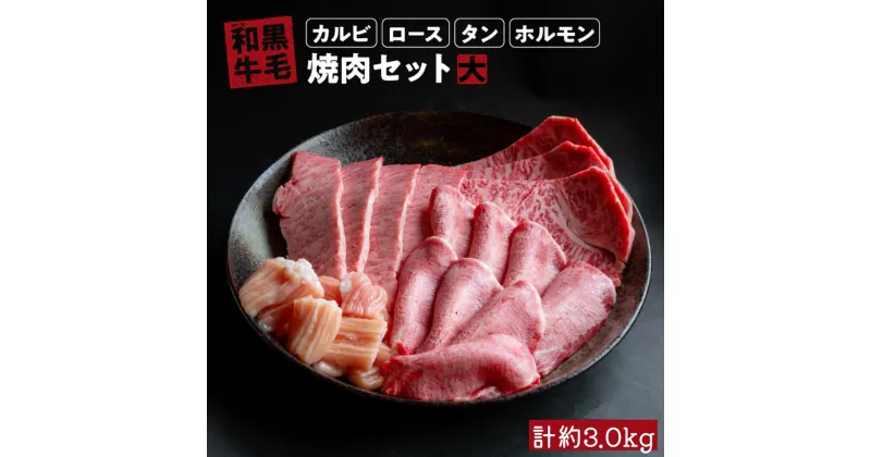 【ふるさと納税】 国産 牛 焼肉 セット 大 ( カルビ 1kg ロース 1kg タン 200g ホルモン 800g ) 冷蔵 贅沢 バーベキュー ギフト お取り寄せ グルメ お中元 お歳暮 内祝 贈り物 贈答 お祝い 誕生日 プレゼント 母の日 父の日