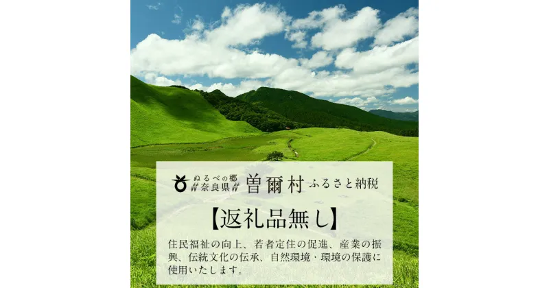 【ふるさと納税】奈良県 曽爾村 応援寄付金 1000円 ふるさと納税 （ 返礼品無し ） 1000円 1000 1000円ポッキリ 買い回り 寄付 支援 応援 奈良 ふるさと納税 お取り寄せグルメ お取り寄せ グルメ 食品 お歳暮 御歳暮