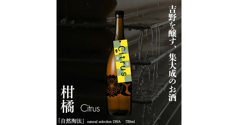 【ふるさと納税】自然淘汰 natural selection DNA Citrus”柑橘” 日本酒 酒 美吉野酒造 奈良県 吉野町