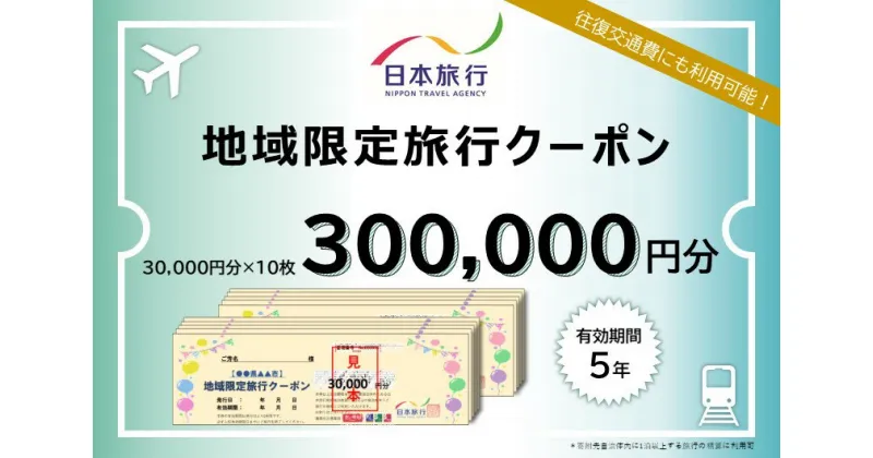 【ふるさと納税】日本旅行 地域限定旅行クーポン 300,000円分 奈良県 吉野町 トラベル チケット 旅行