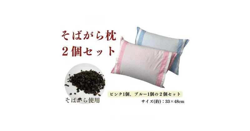 【ふるさと納税】《そばがら枕2個セット》そば枕 アンサンブル | まくら 寝具 日用品 人気 おすすめ 送料無料