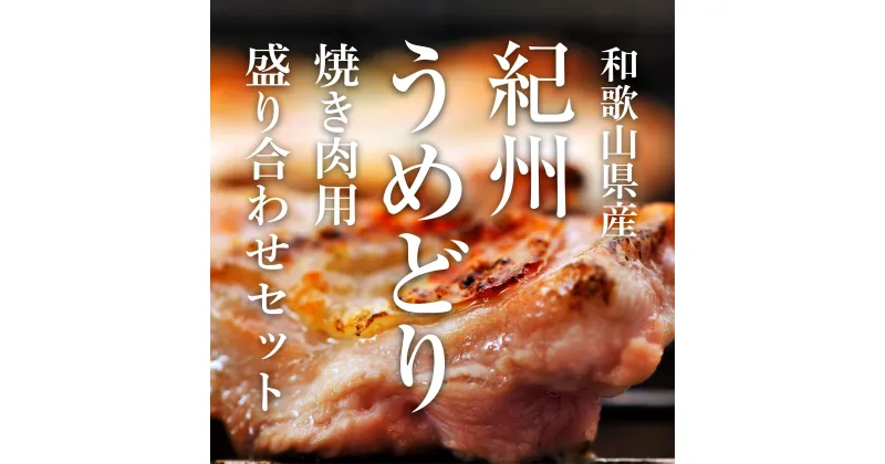 【ふるさと納税】紀州うめどり 焼き肉用 鶏肉盛り合わせセット【BBQなら！】 | 肉 お肉 にく 鶏肉 水炊き 食品 和歌山県産 人気 おすすめ 送料無料