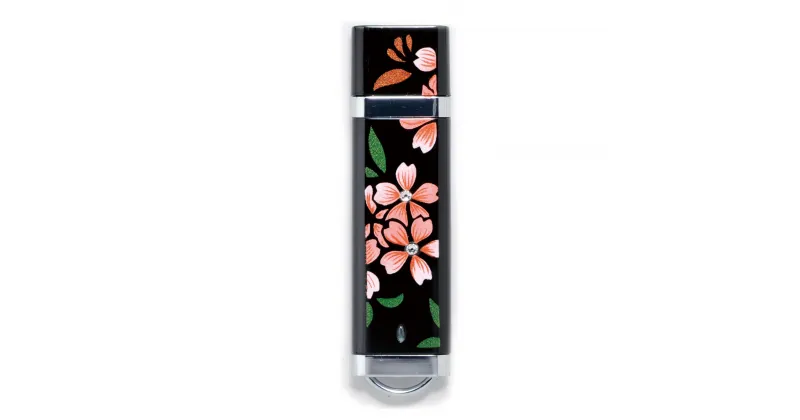 【ふるさと納税】蒔絵USBフラッシュメモリー クリスタル桜 16GB 桐箱入り | 工芸品 日用品 雑貨 おすすめ 人気