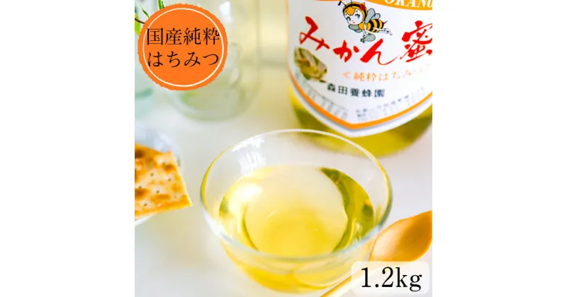 【ふるさと納税】国産純粋はちみつ(みかん蜜) 1.2kg(A14-1)