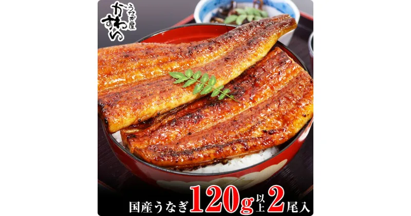 【ふるさと納税】〈うなぎ屋かわすい〉国産うなぎ蒲焼2本セット(1本：120～149g)(A268-1)