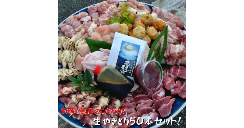 【ふるさと納税】焼き鳥屋が作る【本格焼き鳥お任せセット50本】