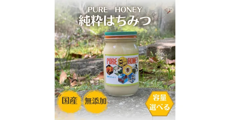 【ふるさと納税】PURE HONEY 純粋はちみつ　【容量選べる】 / 田辺市 はちみつ ハチミツ 蜂蜜 無添加 国産