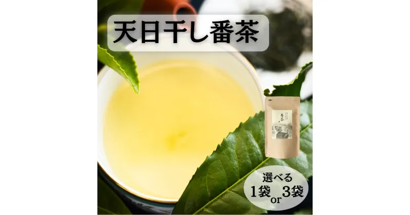 【ふるさと納税】天日干し番茶40g 【内容量が選べる1袋～3袋】/ 和歌山 田辺市 健康 お茶 和風 煎茶 釜炒り茶 ティーパック 番茶