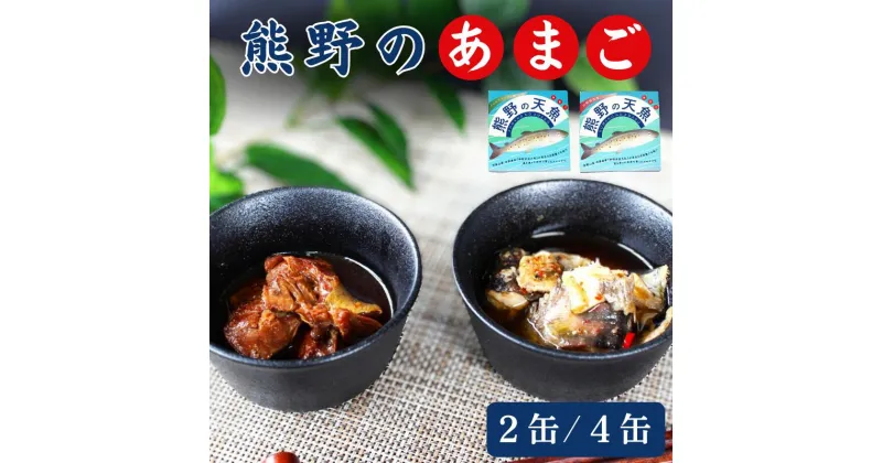 【ふるさと納税】 熊野の天魚（山椒醤油味・バジルアヒージョ味）2缶セット 4缶セット / あまご アマゴ 缶詰 魚 おかず おつまみ 保存食 和歌山県 田辺市 熊野本宮大社