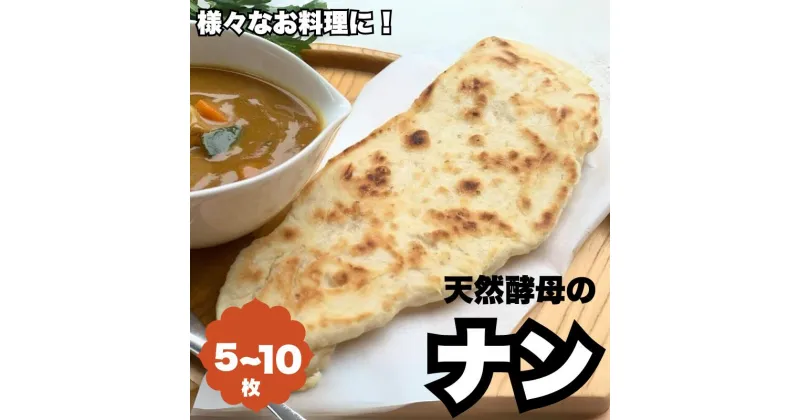 【ふるさと納税】天然酵母のナン 選べる容量 / 天然酵母 ナン カレー ごはん おやつ インド料理 和歌山 龍神 ※離島配送不可