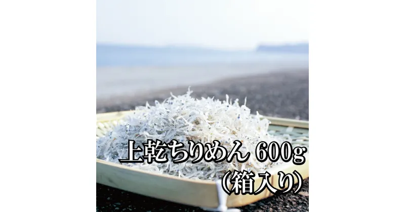 【ふるさと納税】 天然プリプリなしらすをお届け！上乾ちりめん600g（箱入り） しらす シラス 釜揚げしらす ちりめん セット