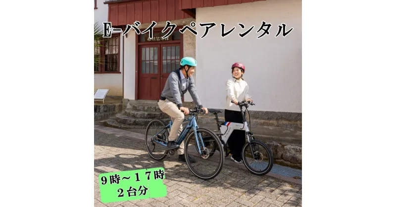 【ふるさと納税】 新宮市観光 E-バイク1日レンタル(2台分) / 新宮 観光 ツアー 自転車 サイクリング 体験