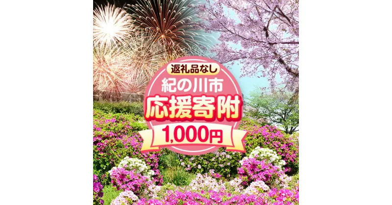 【ふるさと納税】和歌山県 紀の川市 応援寄附 1口 1000円【返礼品なし】