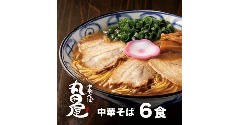 【ふるさと納税】丸田屋のお土産用 中華そば 和歌山ラーメン 6食セット とんこつ醤油 中華そば丸田屋《90日以内に出荷予定(土日祝除く)》 和歌山県 岩出市 中華そば 麺 6食 和歌山ラーメン 送料無料