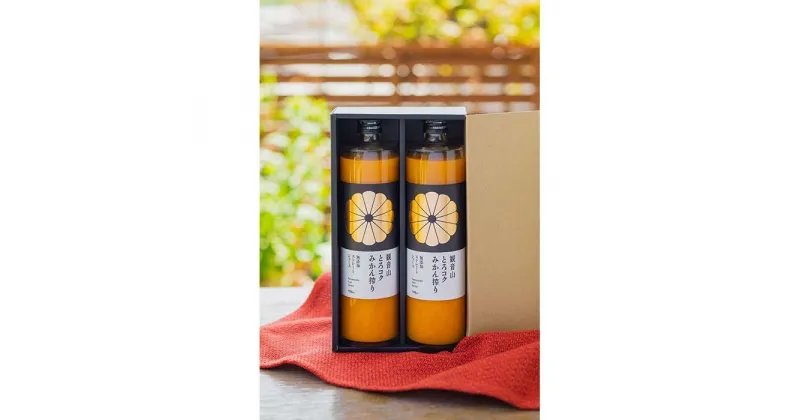 【ふるさと納税】観音山みかんジュース「とろコク搾り」 720ml × 2本 ギフトボックス入り【ふるさと納税】【30営業日以内に発送予定】